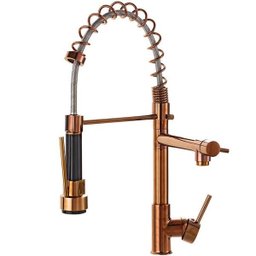 Torneira para cozinha Gourmet Misturador Monocomando Munim Pingoo.casa - Dourado Rose - 1