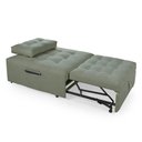 Ver imagem 4 de Puff Cama Sofá Retrátil Cozy Boucle Luxo Descanso