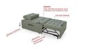 Ver imagem 5 de Puff Cama Sofá Retrátil Cozy Boucle Luxo Descanso