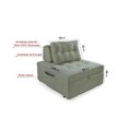 Ver imagem 6 de Puff Cama Sofá Retrátil Cozy Boucle Luxo Descanso