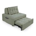 Ver imagem 3 de Puff Cama Sofá Retrátil Cozy Boucle Luxo Descanso