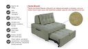 Ver imagem 7 de Puff Cama Sofá Retrátil Cozy Boucle Luxo Descanso