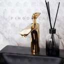 Ver imagem 2 de Torneira para banheiro Misturador Monocomando Baixa Caeté Pingoo.casa - Dourado