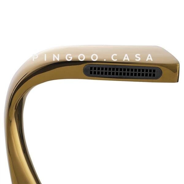 Torneira para banheiro cascata Misturador Monocomando Baixa Cairu Pingoo.casa - Dourado - 3
