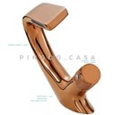 Ver imagem 4 de Torneira para banheiro cascata Misturador Monocomando Baixa Cairu Pingoo.casa - Dourado rose