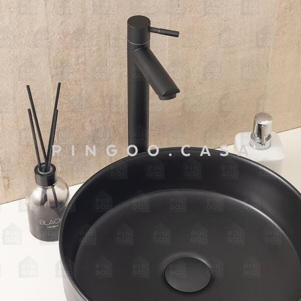 Torneira Para Banheiro em Aço inox Escovado Alta Amazonas Pingoo.casa - Preto - 2