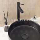 Ver imagem 2 de Torneira Para Banheiro em Aço inox Escovado Alta Amazonas Pingoo.casa - Preto