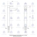 Ver imagem 5 de Torneira Para Banheiro em Aço inox Escovado Alta Amazonas Pingoo.casa - Preto