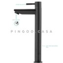 Ver imagem 4 de Torneira Para Banheiro em Aço inox Escovado Alta Amazonas Pingoo.casa - Preto