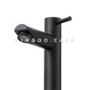 Ver imagem 3 de Torneira Para Banheiro em Aço inox Escovado Baixa Amazonas Pingoo.casa - Preto