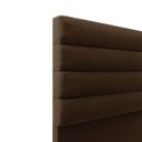 Ver imagem 5 de Cabeceira Para Cama Box Queen 160 Cm Suede Marrom