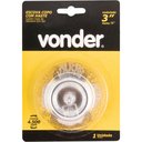 Ver imagem 2 de Escova Copo Ondulada 3 Haste 1/4 Aço Carbono Latonado 4500