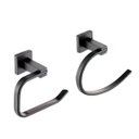 Ver imagem 1 de Acessórios para Banheiro Quadrado 2 peças São Francisco Pingoo.casa - Preto