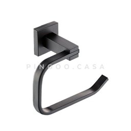 Acessórios para Banheiro Quadrado 2 peças São Francisco Pingoo.casa - Preto - 3
