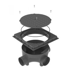 Caixa de Inspeção para Esgoto Krona PVC 300x200x100mm - 2