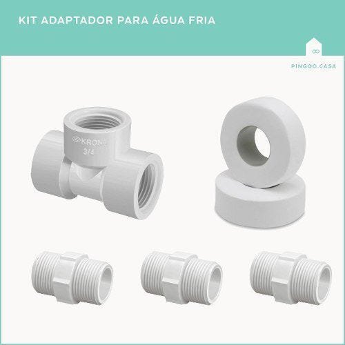 Kit adptador para água fria - 2
