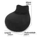 Ver imagem 6 de Pufe Gamer Flex - Puff Sensorial Feito em Tecido Poliamida/Perolas de Eps