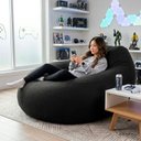 Ver imagem 2 de Pufe Gamer Flex - Puff Sensorial Feito em Tecido Poliamida/Perolas de Eps