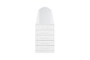Ver imagem 2 de Cômoda 5 Gavetas com Espelho New Veneza - Branco - Albatroz