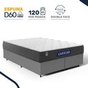 Ver imagem 2 de Cama Box + Colchão Gazin de Espuma D28 + D60 Double Face Force Up Queen 158 cm
