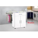 Ver imagem 5 de Tabua de passar roupa Gaveta 02 portas Branca com cabideiro PASSE BEM