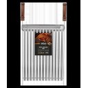 Ver imagem 1 de Grelha Inox Parrilla Argentina Grilazer 40x 40cm com Calha e Cabo Madeira Verniz