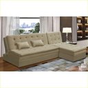 Ver imagem 1 de Sofá Cama King 5 Lugares 2,70m Agnes Suede Rover & Beato