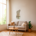 Ver imagem 7 de Espelho Orgânico Decorativo para Sala Quarto Banheiro Hall e Escritório 80x35 Brinovar