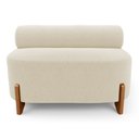 Ver imagem 3 de Kit 02 Sofás Ilha Orgânico Living Evo 125cm 02 Lugares Bouclê Bege - Desk Design