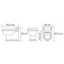 Ver imagem 3 de Assento Sanitário Poliéster Belle Epoque Branco para Deca