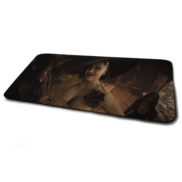 Mouse Pad Gamer Resident Evil Village Lady Dimitrescu - 60cm x 35cm - 2