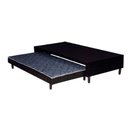 Ver imagem 2 de Cama Box Base Casal com Auxiliar Semi Ortopedica Poliester (138x188) - Cinza