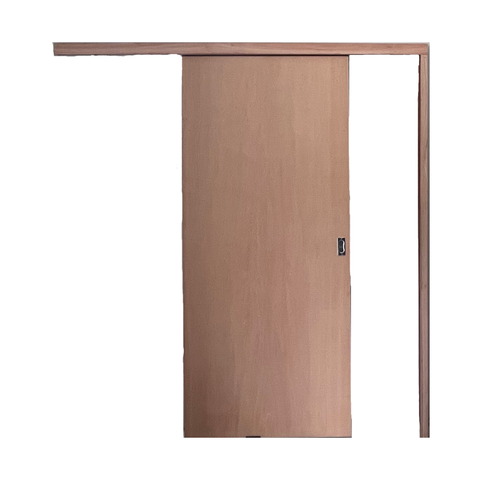 Porta de Correr P/ Verniz C/ Kit 210x102 Completa