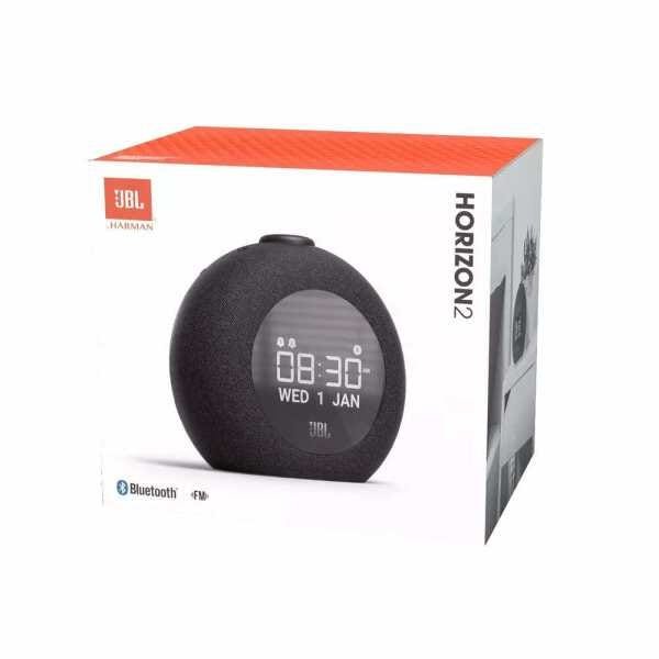 Rádio Relógio Jbl Horizon 2 Preto Caixa de Som Bluetooth Fm Jbl Pro Sound Alarme Despertador Luz - 6