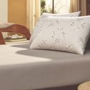 Ver imagem 2 de Jogo de Cama Casal 3 Peças Malha Fio Penteado Compassos 100% Algodão Cinza Altenburg