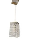 Ver imagem 1 de Lustre Pendente Cristal Acrílico Aço Inox