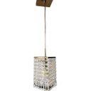 Ver imagem 4 de Lustre Pendente Cristal Acrílico Aço Inox