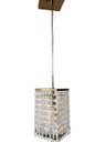 Ver imagem 4 de Lustre Pendente Cristal Acrílico Aço Inox
