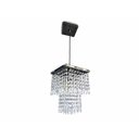 Ver imagem 2 de Lustre Pendente Aço Inox Cristais Acrílico Magnifico