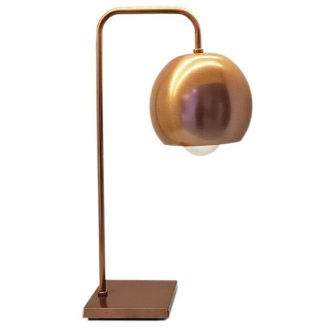 Abajur Gancho de Bolinha /Cobre