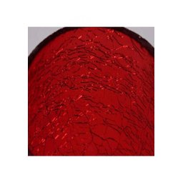 cachepot vela pashmina craquelado vermelha besha - 3