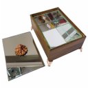 Ver imagem 3 de Porta Joias decorativo uso aperador rak , estantes penteadeiras Acabamento madeira Porta Joias ;