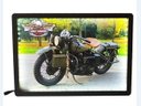 Ver imagem 1 de Quadro Iluminado com moldura leds retro harley davidson
