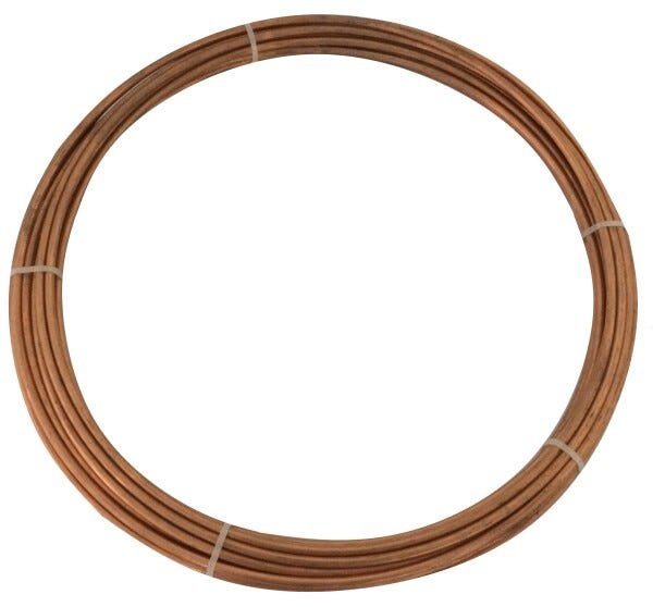 Arame Cobre Diametro 2,50mm Rolo com 250G (5,5M)