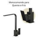 Ver imagem 3 de Torneira Cozinha Gourmet Slim Inox Preto C/ Monocomando