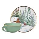 Ver imagem 6 de Jogo de Jantar C20 Peças Rena Premium Filete Ouro Prim Linha