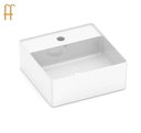 Ver imagem 1 de Cuba de Apoio Quadrada S/M 35x35 Design D3 Branco - CELITE
