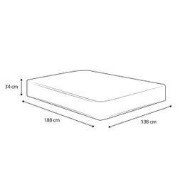 Colchão de Molas Ensacadas Probel Ouro Casal 138cm - 2