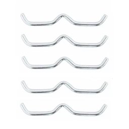 Kit 50 Ganchos Bigode W Mini Cama Elástica Jump Profissional - 1