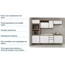 Ver imagem 5 de Cozinha Completa Modulada 5 Peças com Torre Forno e Microondas Armário e Balcão Mel Luciane Móveis